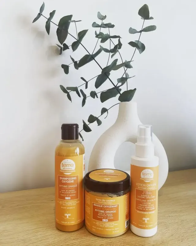 Coiffure tendance réalisée au salon