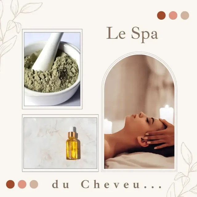 Soin capillaire au salon